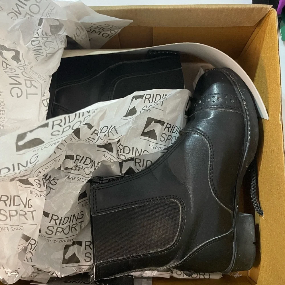 Riding Sport Kids Black Boots